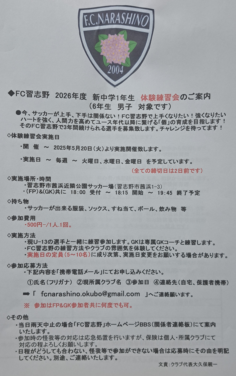 FC習志野